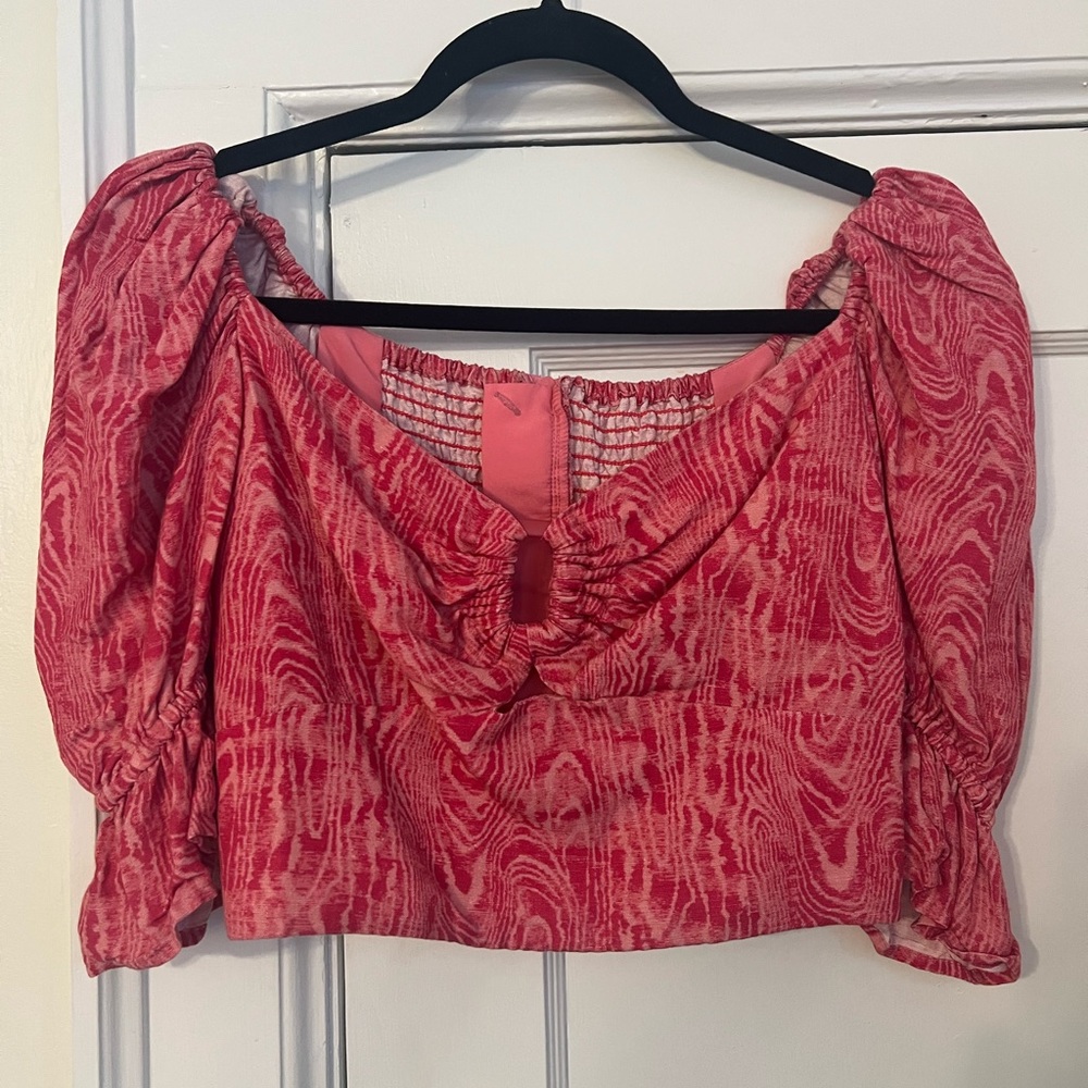 C/MEO Collective Pink Patterned Blouse